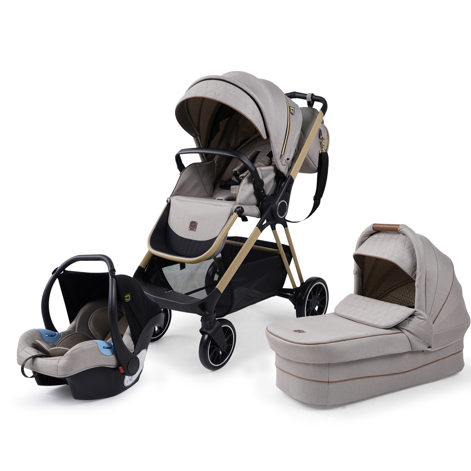 3 в 1 автомобильное кресло коляска детская коляска корзина портативный Travel System коляска с предохранителем и универсальным питанием-от источника переменного или сиденье