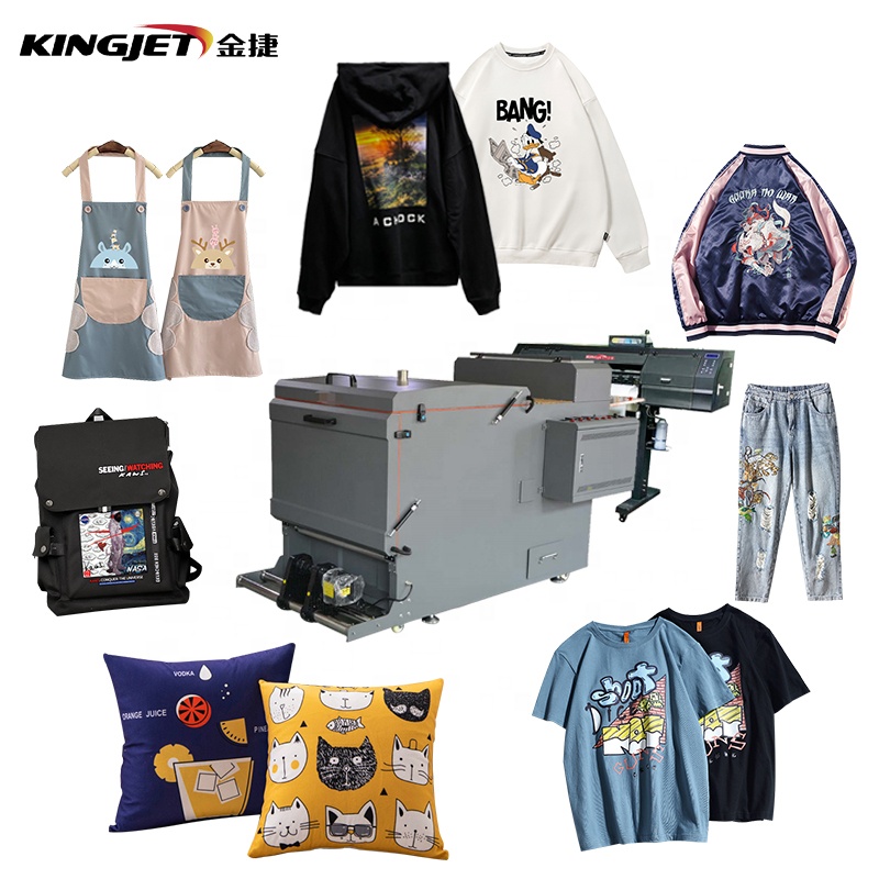 KingJet 60 см 30 см DTF Принтер цифровой A2 T-рубашка печатная машина Тепловая ПЭТ пленка DTG принтер