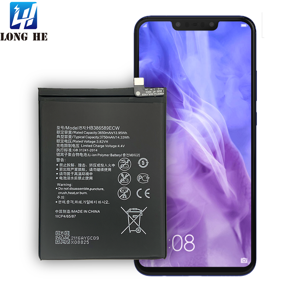 Original battery for HUAWEI P10 Plus Nova 3 honor 8x Mate 20 Lite Nova 4 Honor 20 Nova 5T HB386589ECW HB386590ECW