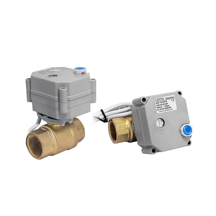 Миниатюрный 2 Way 12V электрический духовой моторизованный шаровой клапан для воды воздуха газа