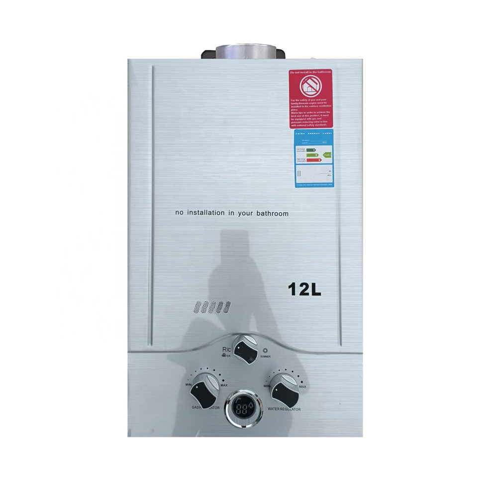 12Ll Water heater customized manufacturer instantaneous heating intelligent gas water heater