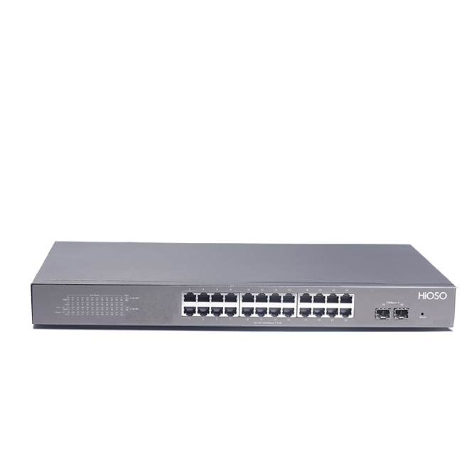 Foway2526PFSP 24 порта 10/100/1000M PoE/PSE + 2 1000M SFP DC48V POE с питанием 370 Вт переключатель