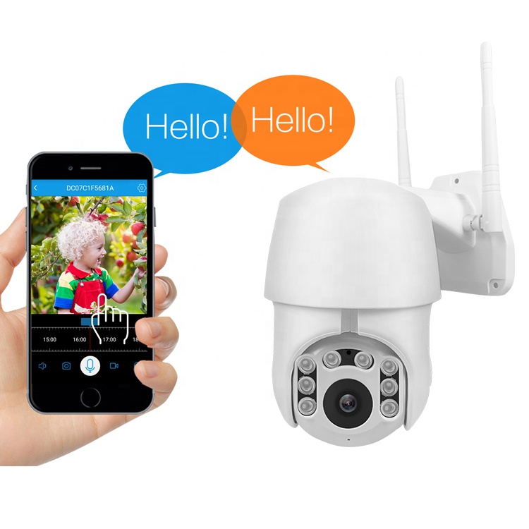 2020 панорамная камера ночного видения Ip Cctv Беспроводная Ip 1080P 360 камера наблюдения Wifi