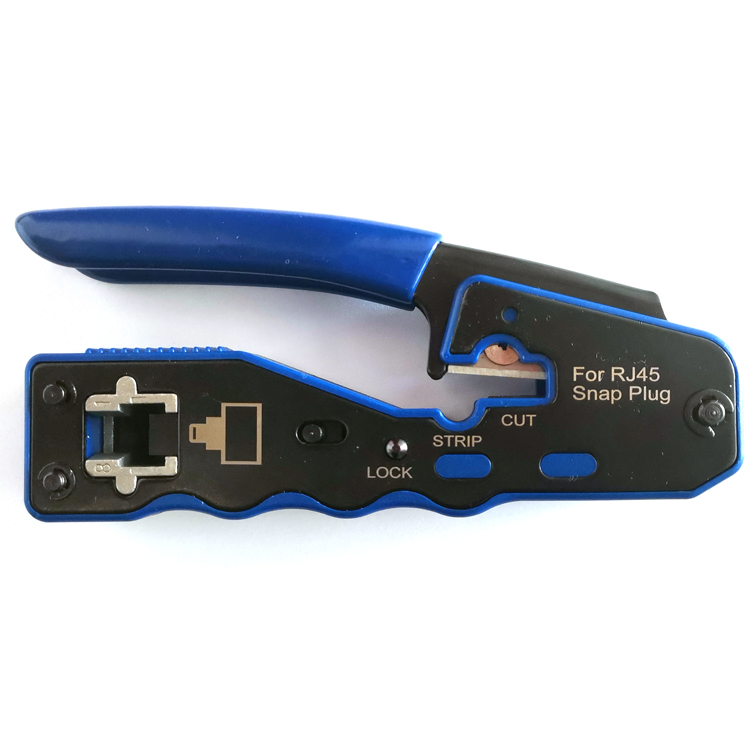 Горячая Распродажа Amazon Handheld EZ RJ-45 Crimp инструмент плоскогубцы синий желтый черный цвет Cat5e Cat6 Cat7 опционально