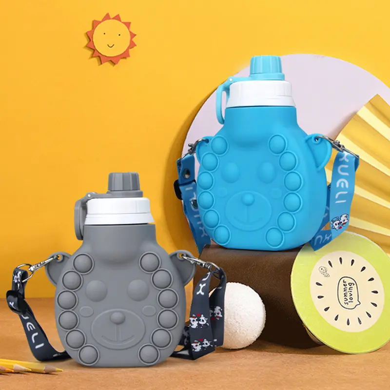 Kids Hot Water Bottle Fidget Toys Push Bubble Relieve Stress Hot Compress Great Relief Fidget Hand Warmer Bag