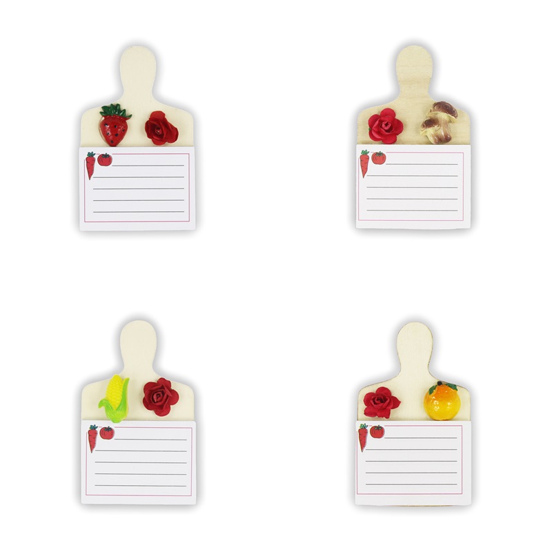 Hot Sales Wholesale OEM Paper 3D Fridge Magnet Custom Magnetic Notepad For Fridge