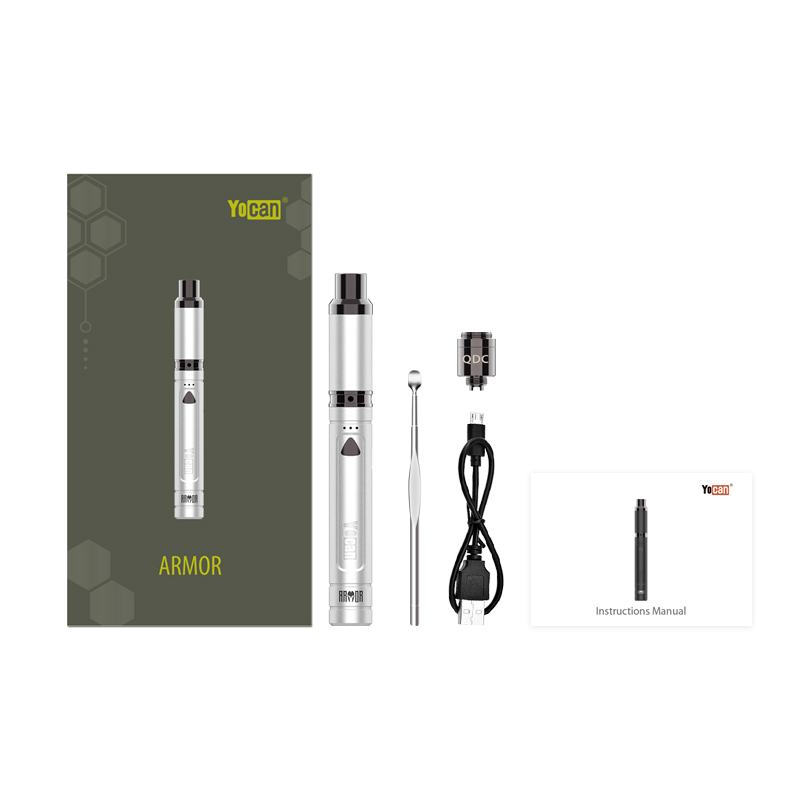 Best quality and low price concentrate vape pen Rechargeable variable voltage 380mah battery Yocan Armor Wax Vaporizer