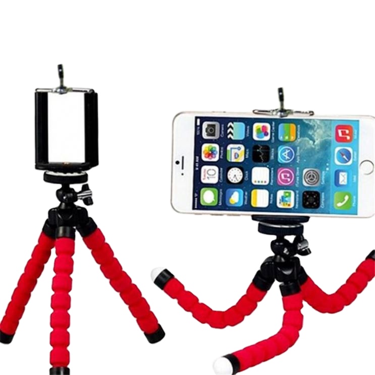 Tripods Stand With Sponge Selfie Stick Camera Mount Phone Tripod Lightweight Travel Remote