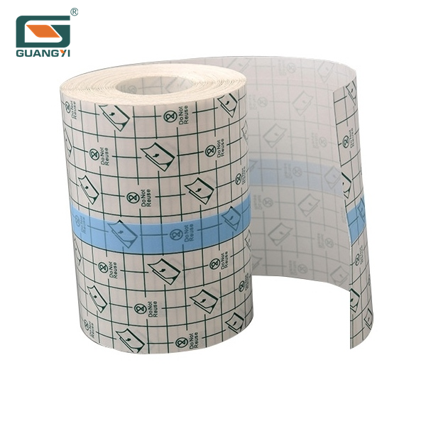 Medical Transparent Stretch Tape Retention Dressing Tape Rolls Hypoallergenic Polyurethane