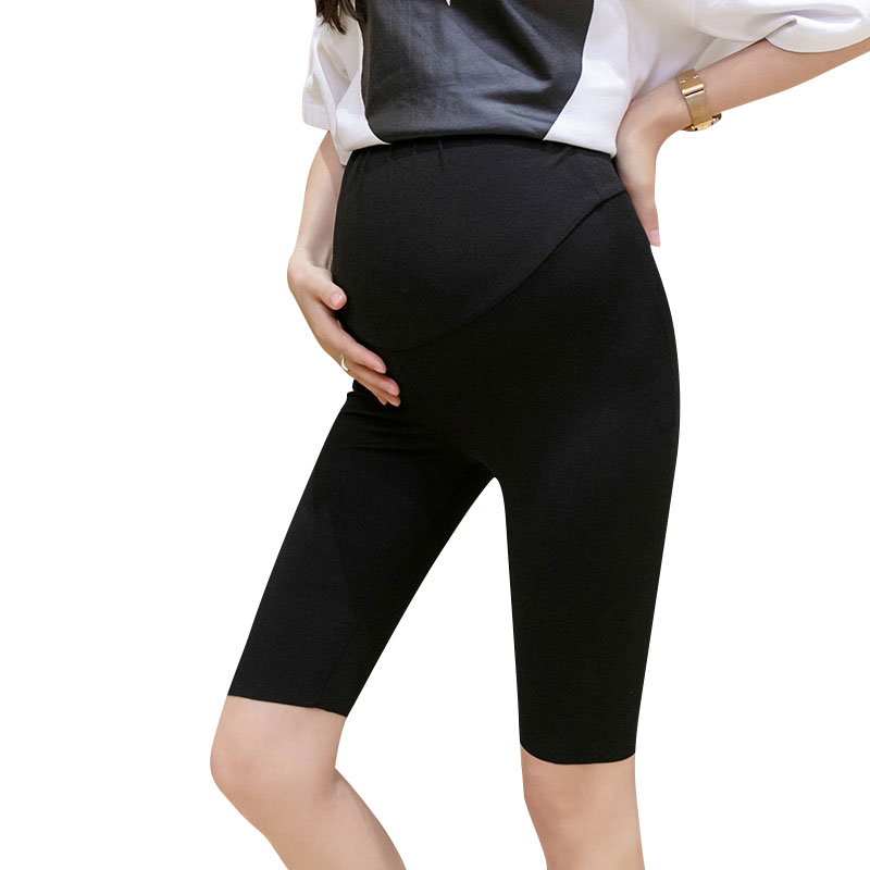 Women's Maternity Leggings Stretch Soft Pregnancy Workout Lounge Yoga Belly Pants With Pockets