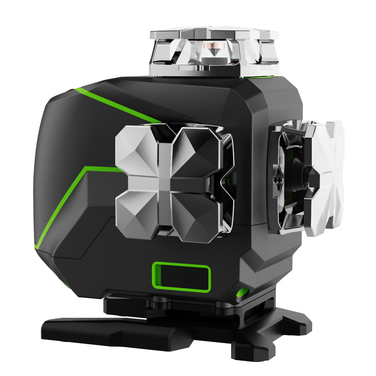 Высокопрочный S04CG 4D 16 Cross Line OSRAM 360 градусов промышленный строительный вращающийся электронный лазерный уровень