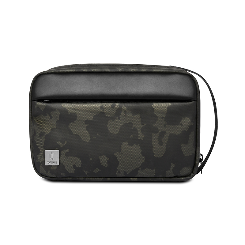 WIWU Waterproof Nylon Camouflage Electronic Organizer Travel Storage Bag Portable Double Layer Cable Storage Bag Gadgets Organiz