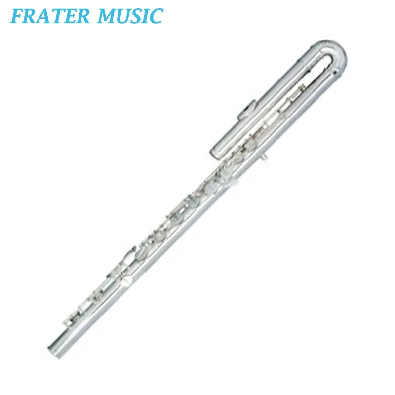 Professional Silver plated cupronickel body Bass Flute (JFL-460SE)