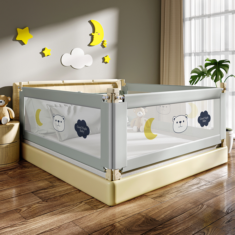 Folding Portable Child Crib Toddler Cot Baby Fence Barrier Safety Baby Bed Rail Guard Bumper For Kids