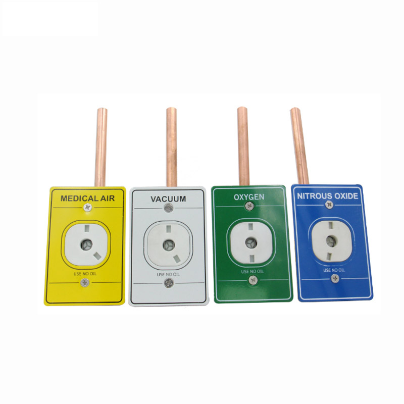 Wall Mounted Medical Gas Outlet oxygen Outlet for oxygen therapy, Ohmeda type