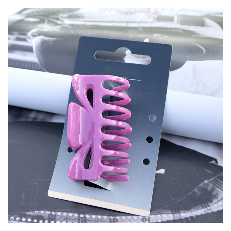 Factory Custom OEM Fashion Pink Various Medium Big Hair Clips Hair Claw Clips