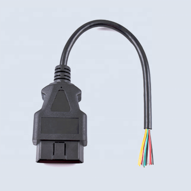 300 мм 16Pin 16Way J1962 OBD OBD2 мужчина к открытого конца провода кабеля