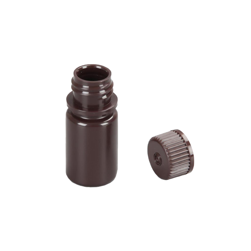 High Quality Amber Square Plastic Reagent Bottles for Laboratory