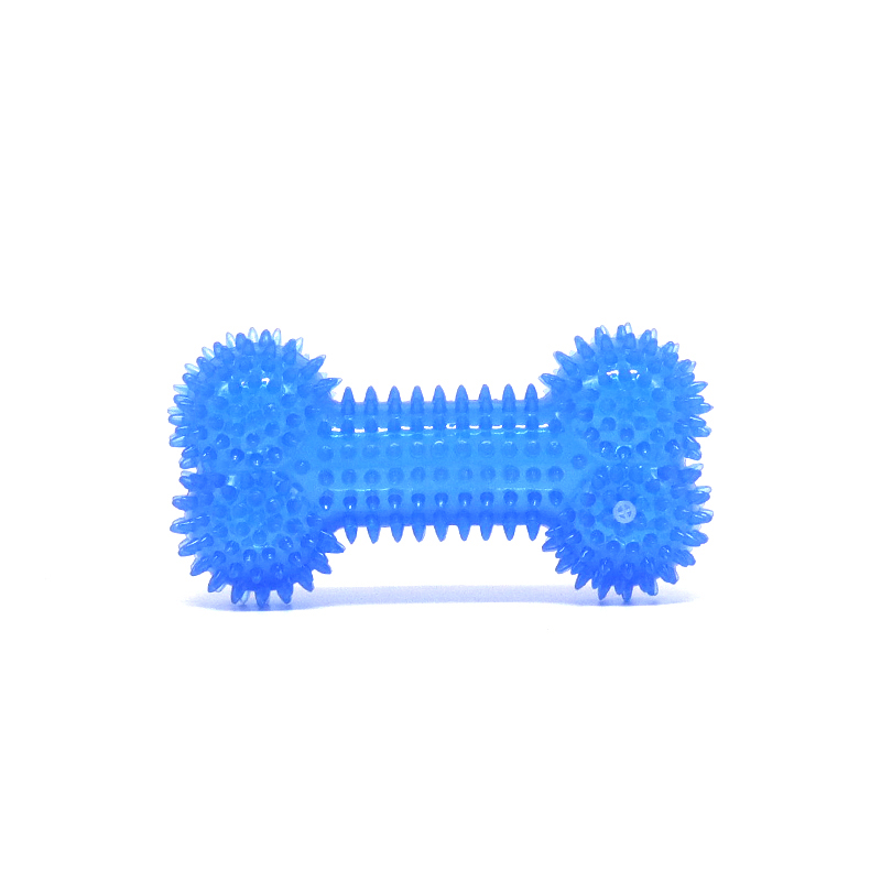 Environmental Friendly Soft Pet Interactive Sharp Dog Squeak Bone Toy