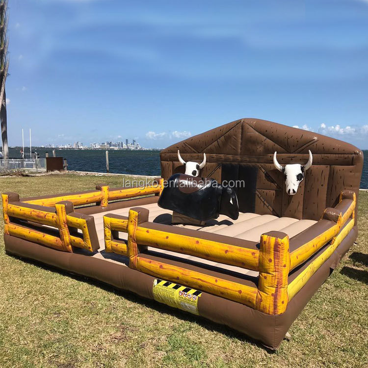 Оптовая продажа, заводская цена, надувные игры rodeo, механический бык для продажи