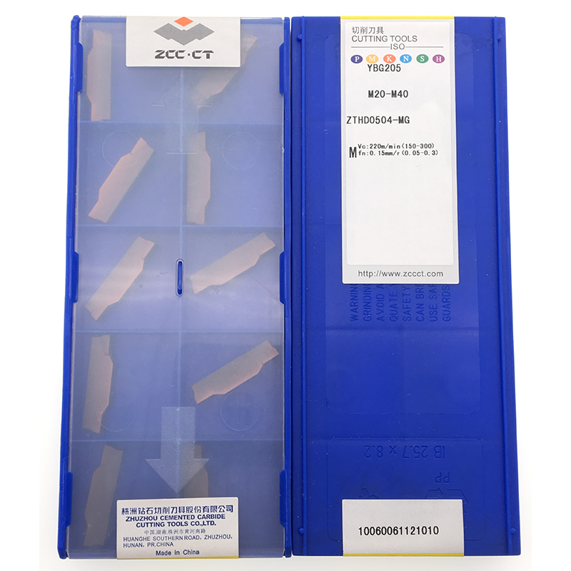 ZTFD0303/ZTGD0404/ZTKD0608/ZTHD0504 карбида ZCC внутренний режущие инструменты ZTHD0504-MG YBG205