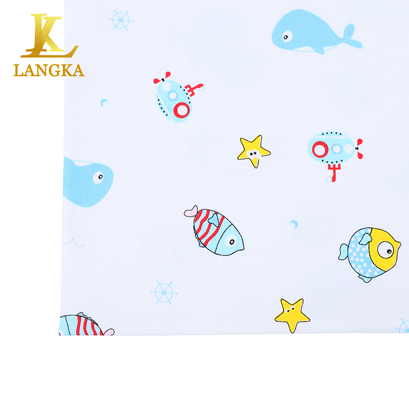 Langka Высокое качество 100% хлопок 40S детская одежда трикотажная ткань stocklot