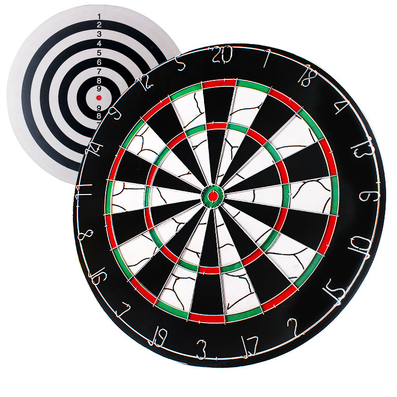 Customize 12/15/17/18 Inch Flocking Dart Board Dartboard Professional With Digital Net And Iron Word Flocking Dart Board