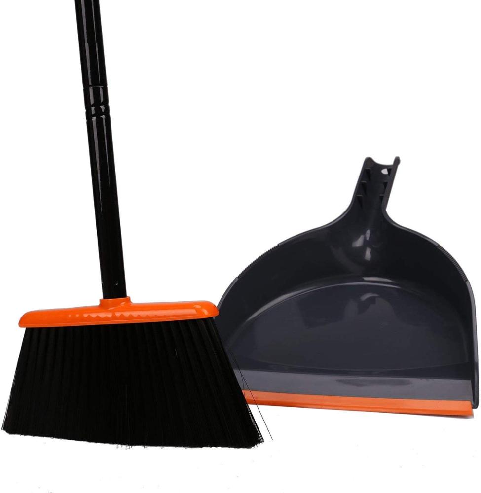 Broom and Dustpan, Dust Pan Snaps On Broom Handles