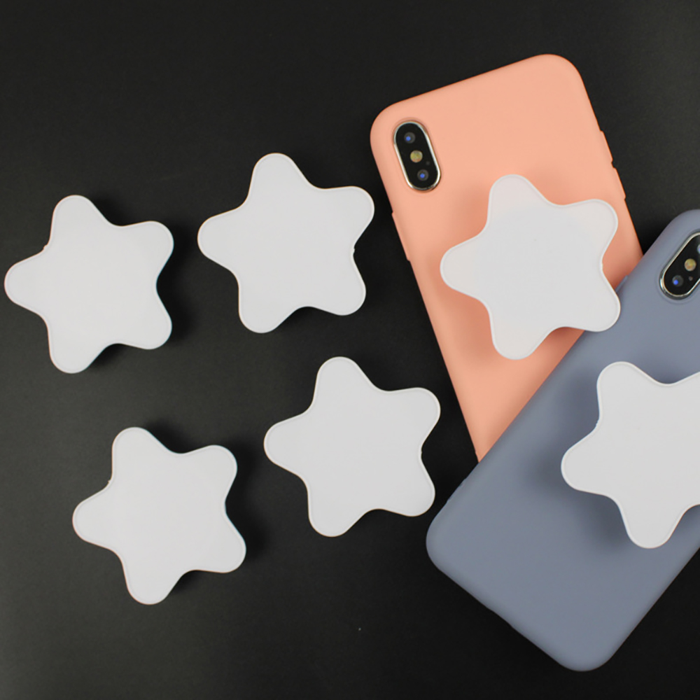 Wholesale Mobile Accessories Custom Logo Five-pointed star shape Phone Holder Socket Cell Phone Stand