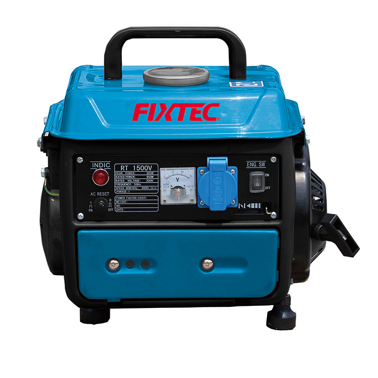 FIXTEC электроинструменты 4.2L 63.6CC 650W портативный маленький бензиновый генератор