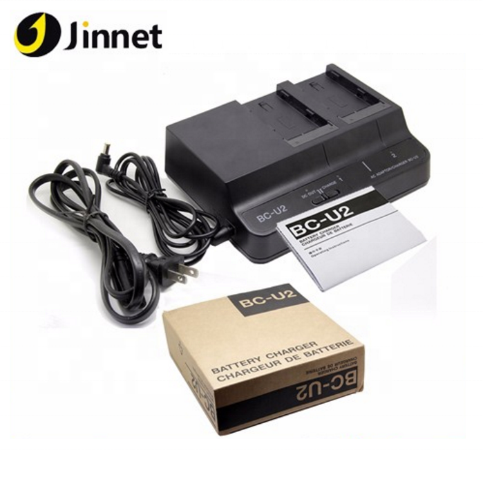 Jinnet Профессиональный BC-U2 двойное зарядное устройство для Sony батарея BP-U30 BP-U60 BP-U65 BP-U90