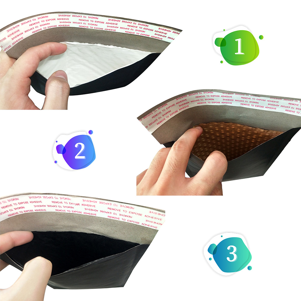 Customized Kraft Paper Self-Adhesive Mini paper cushion pad Cardboard Envelopes for Posting/Shipping padded envelopes