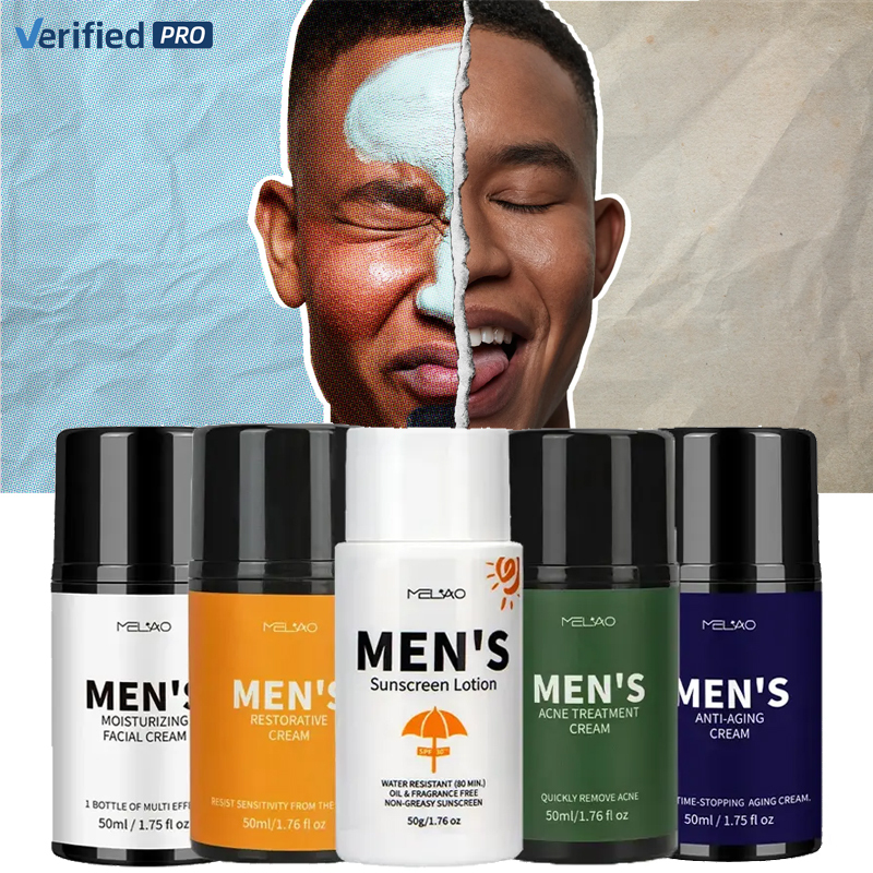 Wholesale Private Label Mens Skin Care Organic Herbal Moisturizing Whitening Face Care Men's Anti-Aging Cream