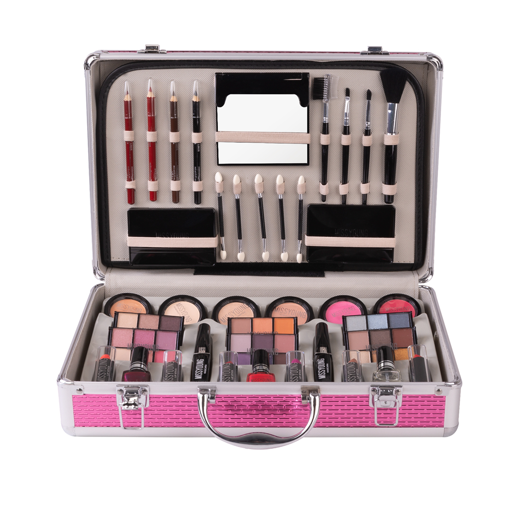 Superior quality colorful beauty gift sets makeup set box natural eyeshadow looks mascara blush lip gloss Combination