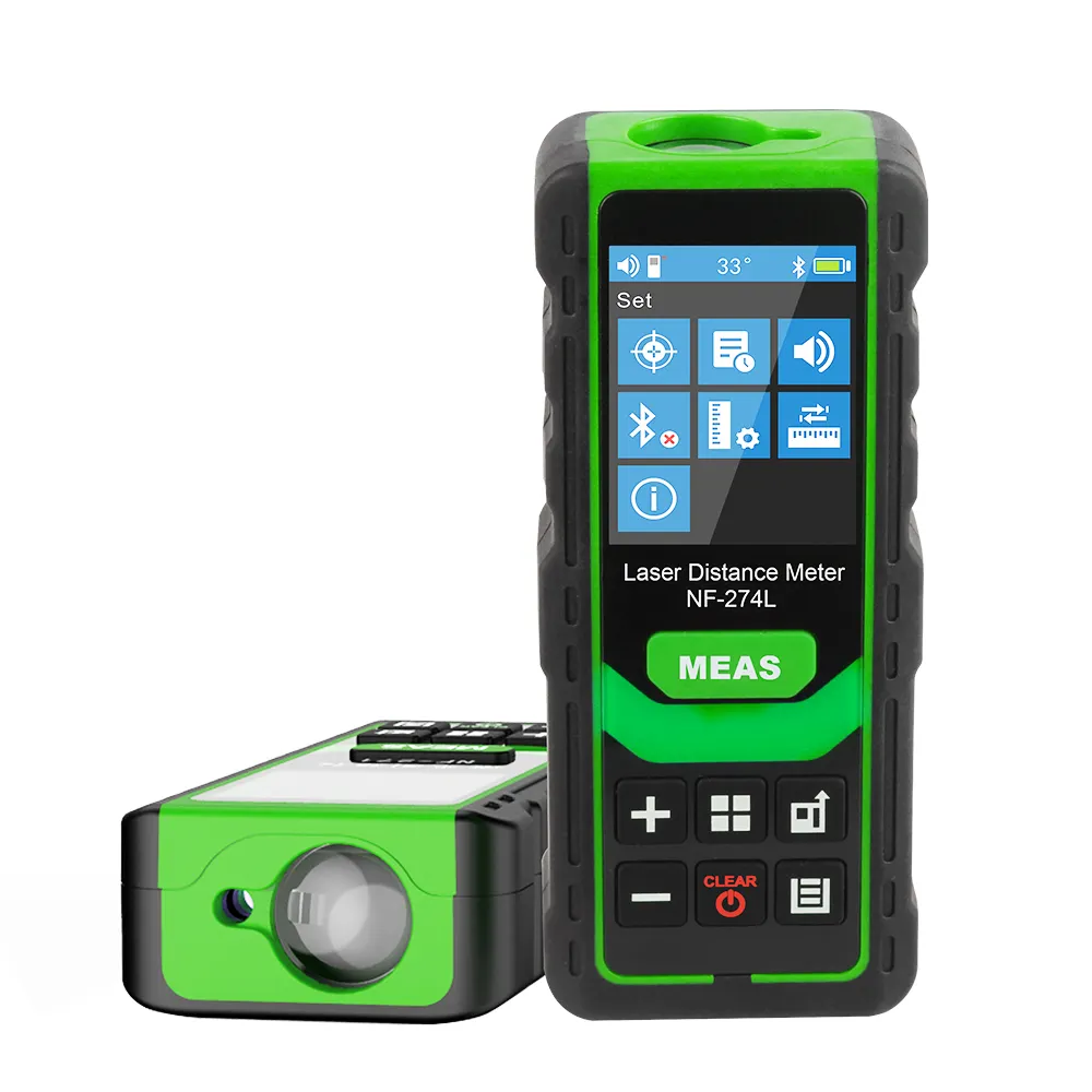 NF-274L Classic Laser Measure Rangefinder 164ft 230ft M/In/Ft Mute Diastimeter Laser Distance Meter Measuring