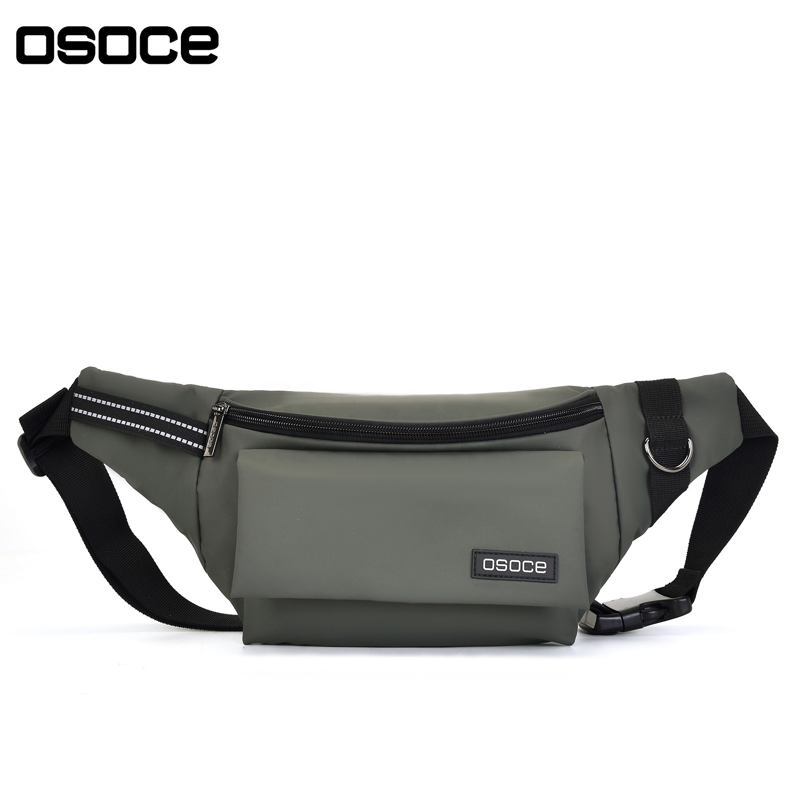 OSOCE B43, низкий минимальный заказ, полиэстер, доступно оптом, модная Водонепроницаемая поясная сумка для мужчин