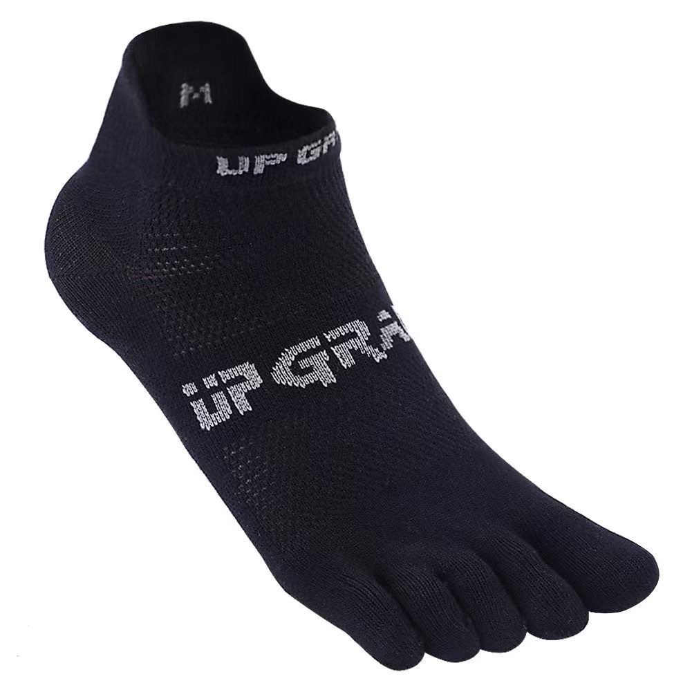 Mens Toe Socks Running Five Finger Crew Socks Cotton