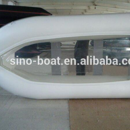 11 футов прозрачный плоское дно надувная лодка TF-330