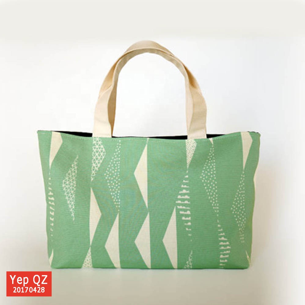 2020 Китай Поставщик Сублимации полная печать холст shopper tote Сумка