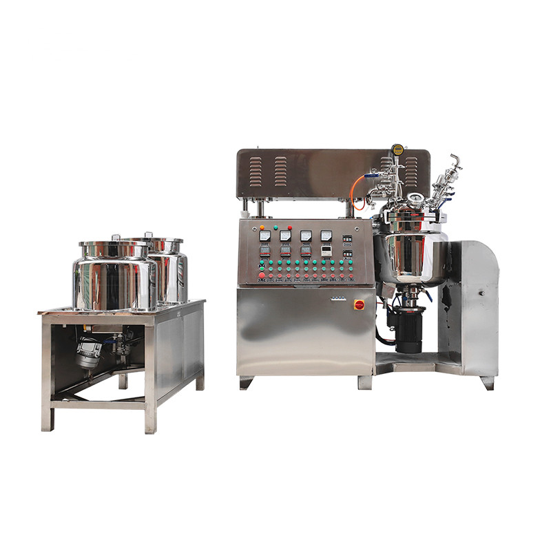 Small Volume Cosmetic Paste Mixing Tank Machine Vacuum Emulsifying Mixer