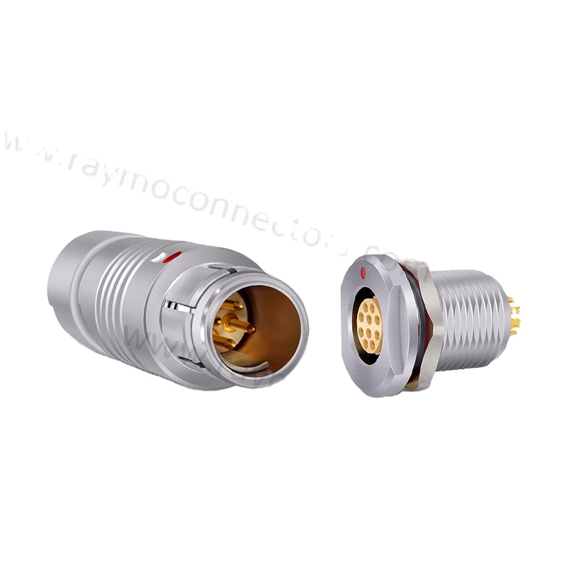 2 Pin Fischers D 103 A051 130 металлический двухтактный круговой разъем для ТВ и кино