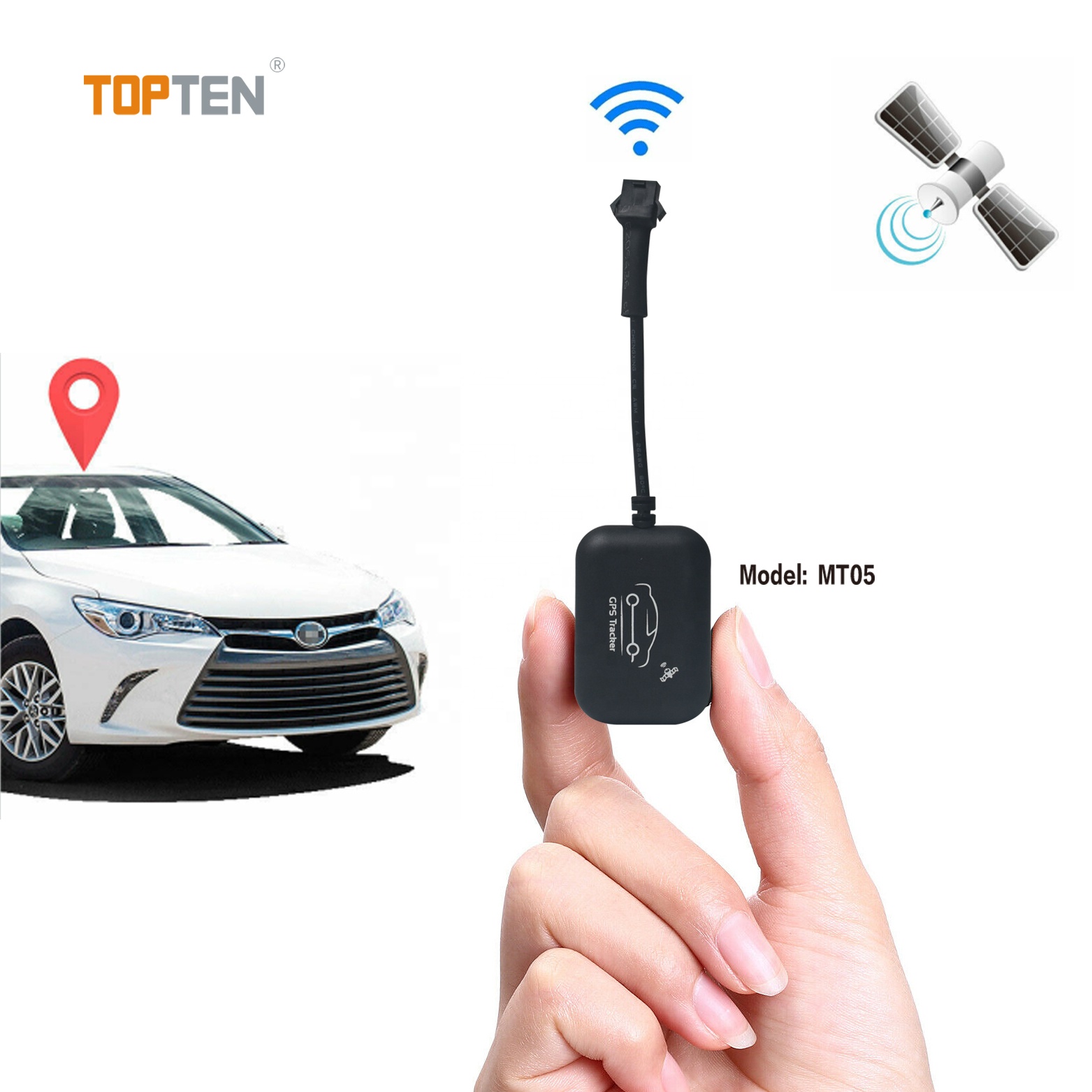 TOPTEN MT05 2G Model Waterproof GPS Tracker Real Time with Low Price
