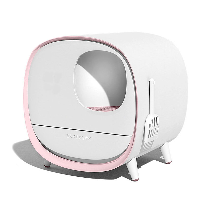 Ikitchen Pet Cleaning product Pet Litter Basin Smart Cat Toilet Cat Litter Litter Box with Air purifier automatic cat toilet