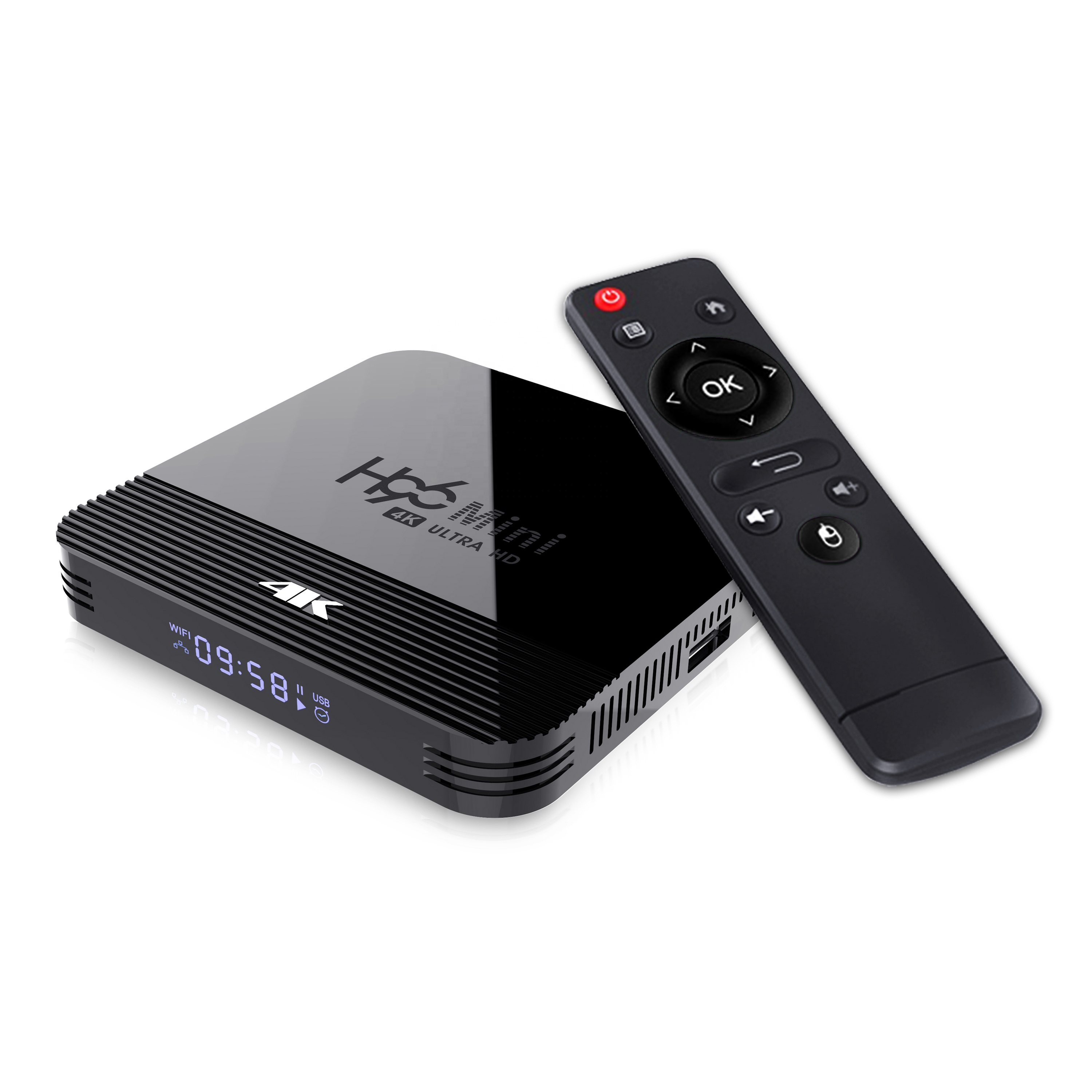 Интернет ТВ приставка Android 9,0 8/16G RK3228A Quad Core 4K WIFI-BT4.0 Бесплатная воздуха Декодер каналов кабельного телевидения компьютерной приставки к телевизору