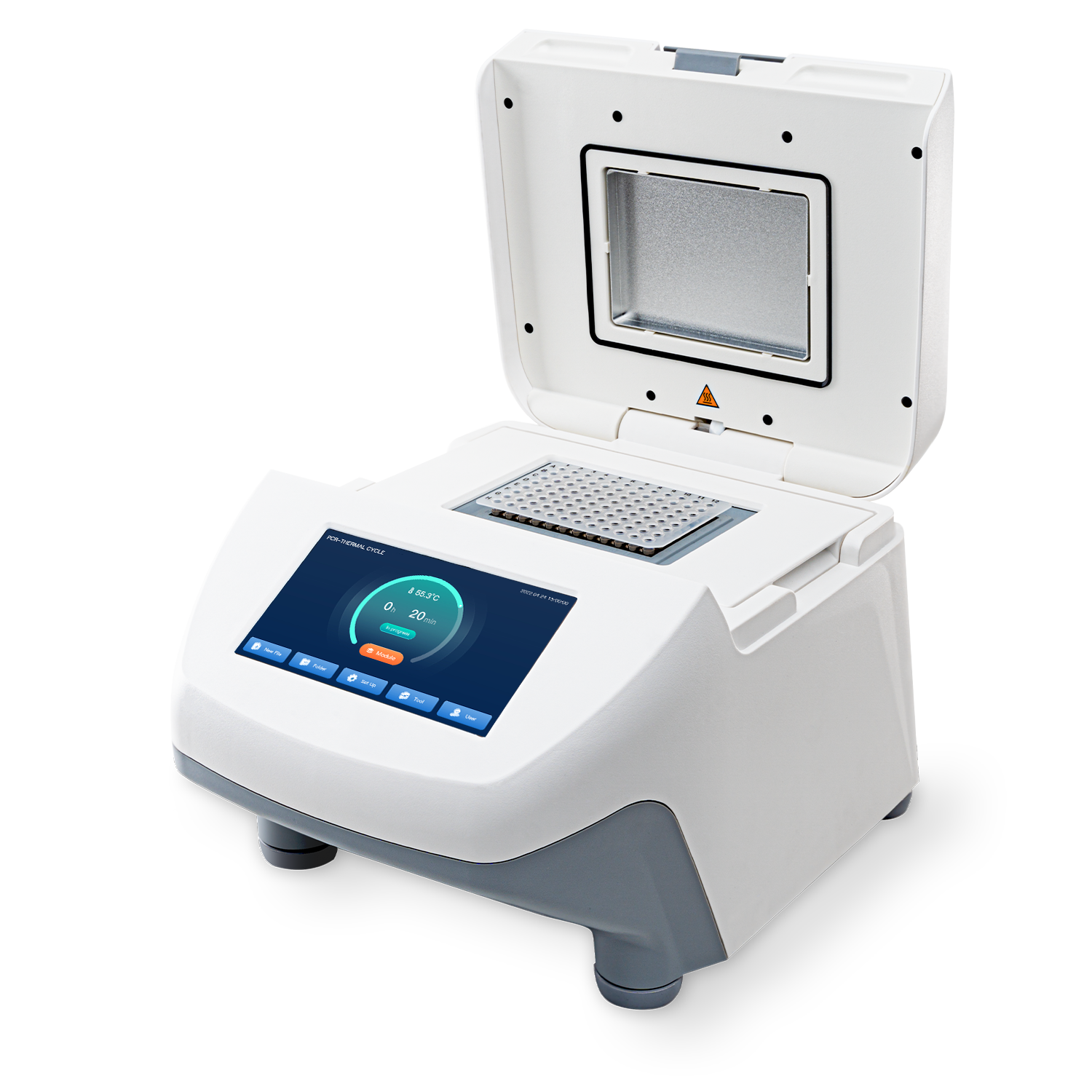 Lab Medical Fast Heating 7-inch Digital Screen 96 Well Plate DNA Gradient PCR Thermal Cycler Machine With USB WiFi Conduction