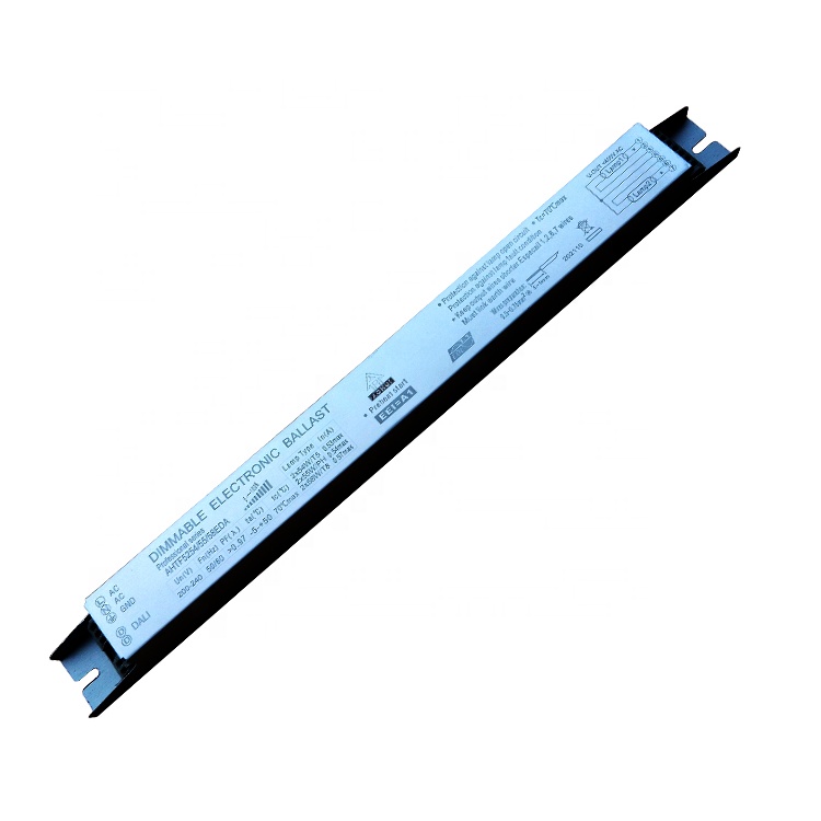 T5 2X58W 2x54w dimmable electronic ballast for Fluorescent Lamp power factor 0.98pf EMC protection high quality