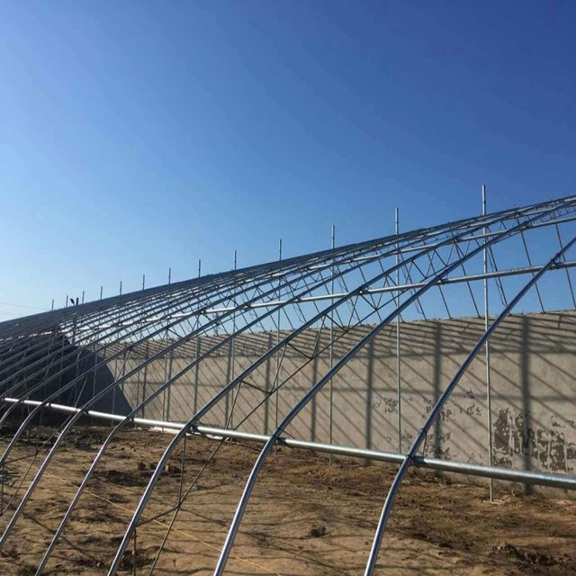 Hot Galvanized Steel Pipe passive solar greenhouse for Vegetables