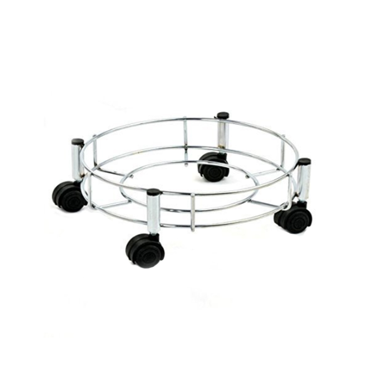 Heavy 100 Percent Stainless Steel 304 Gas Cylinder Trolley with Silent Castor