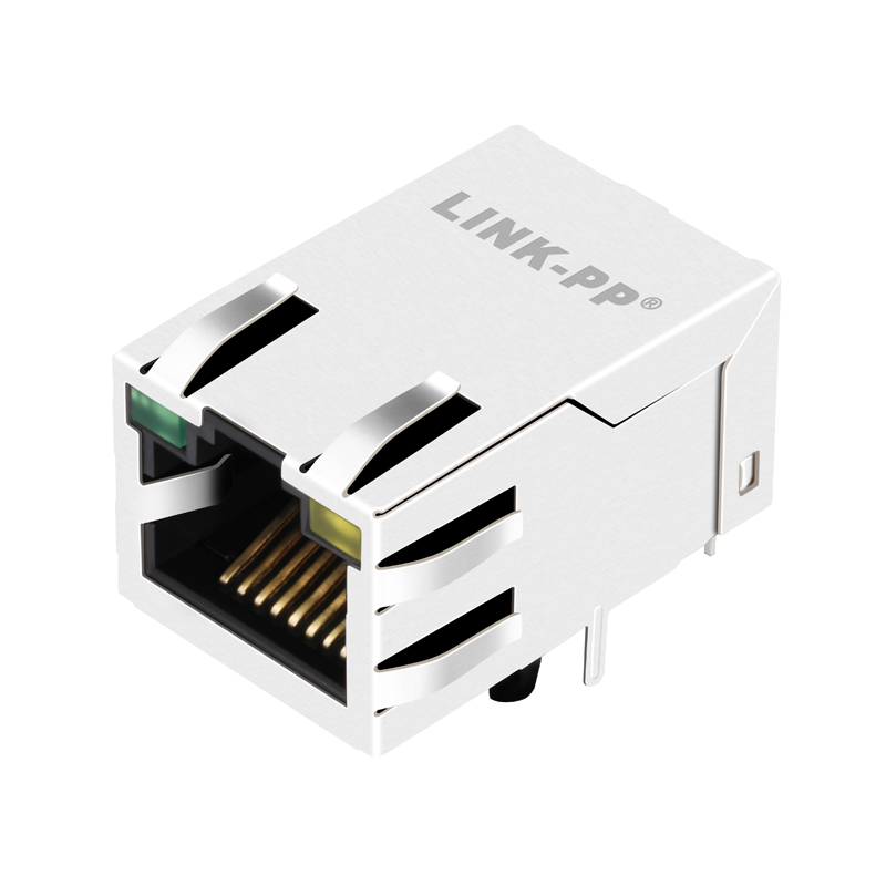 GPEC1111-01FL 1000 Base-t POE RJ45 Jack с магнитным модулем