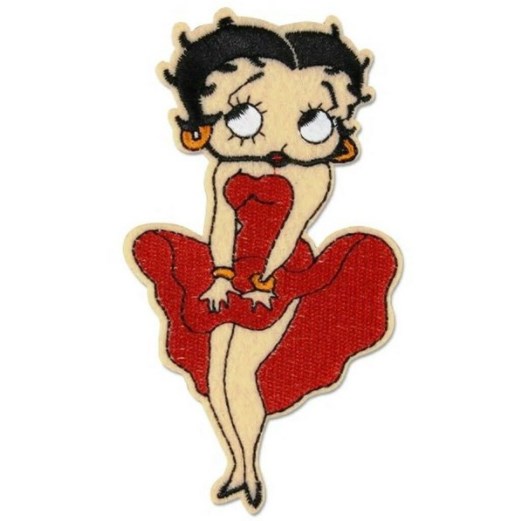 China Factory Custom Embroidery Patch BETTY BOOP Iron On Patches For Clothing Jacket